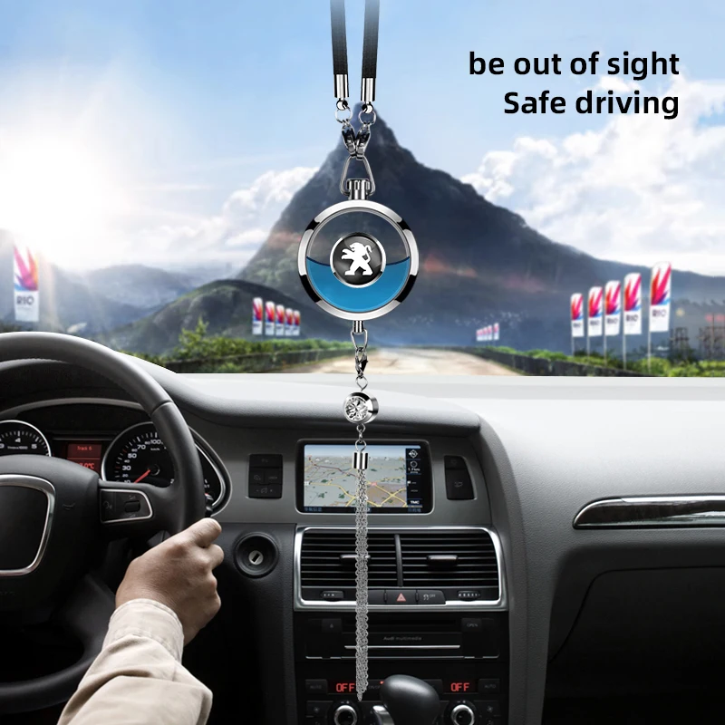 Cryatal Car Perfume Pendant Nobility Auto Decoration For Peugeot 308 307 206 301 607 3008 207 108 408 807 107 106 406 205 4008 car perfume pendant