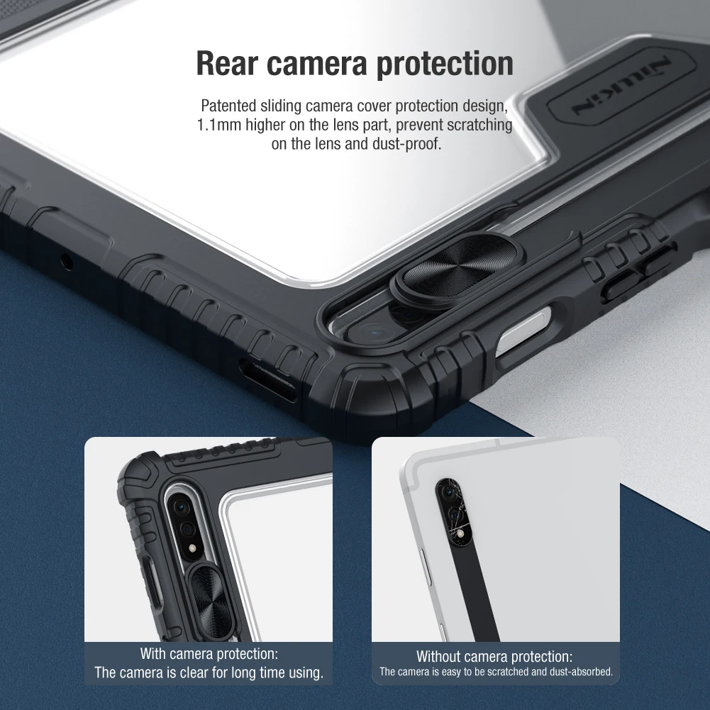 para samsung galaxy tab plus caso nillkin câmera proteger capa de couro suporte para samsung galaxy tab caso com suporte de lápis