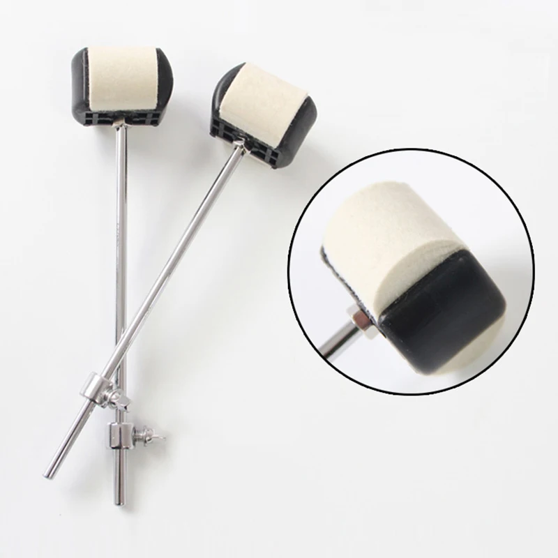 

Professional Electronic Drum Kit Parts Foot Pedal Cotton Felt Mallet Head Practice Drum Kits Accessories Davul Music Tool AH50GJ