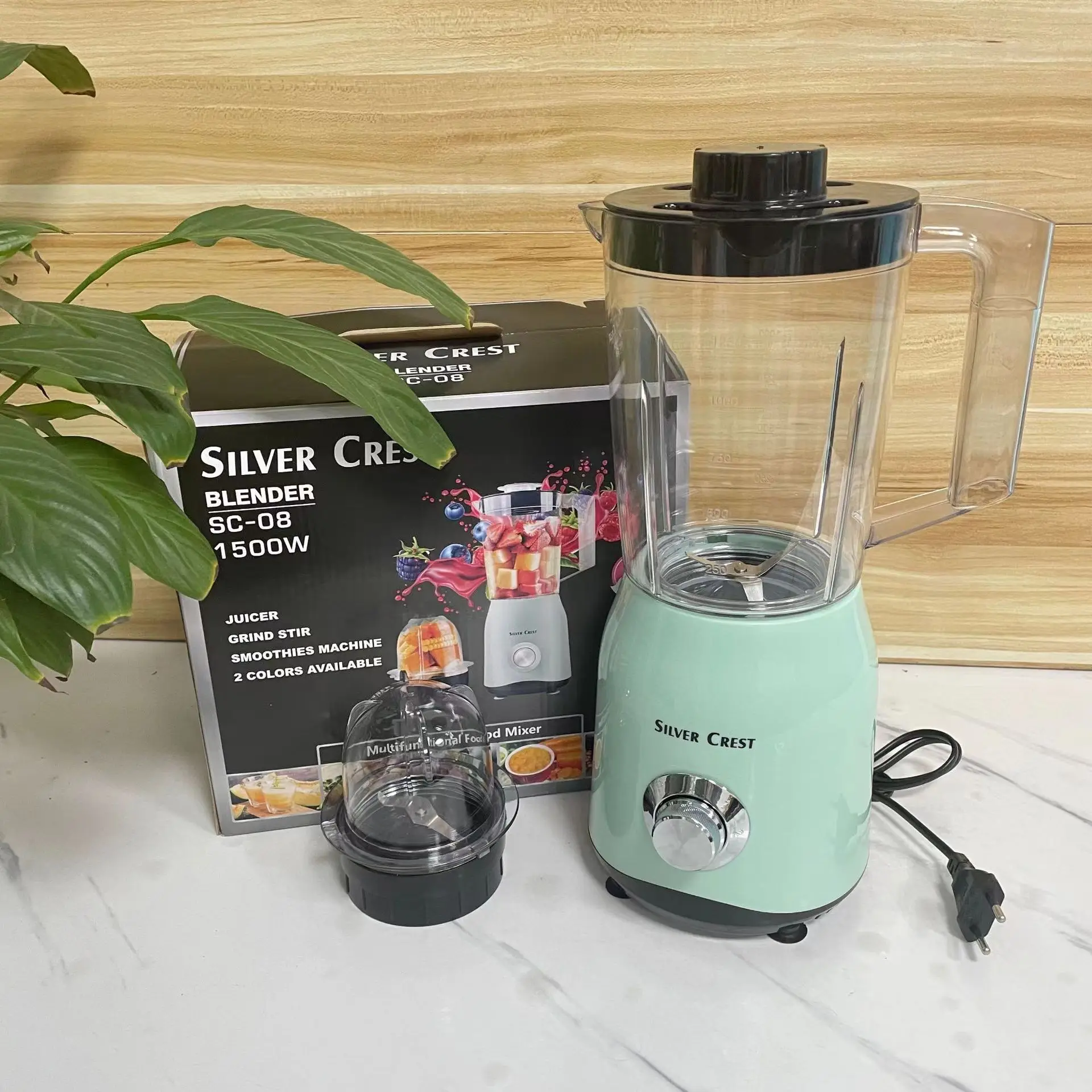 1.5L גבוהה כוח בלנדר מיקסר מסחטה חשמלית מכונה שייק בלנדר מעבד מזון אישי מיץ בלנדר כוס