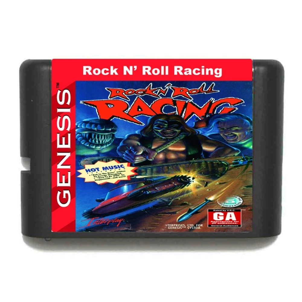 ROCK N ROLL Racing (Sega Genesis, 1994) Pas de manuel EUR 83,96