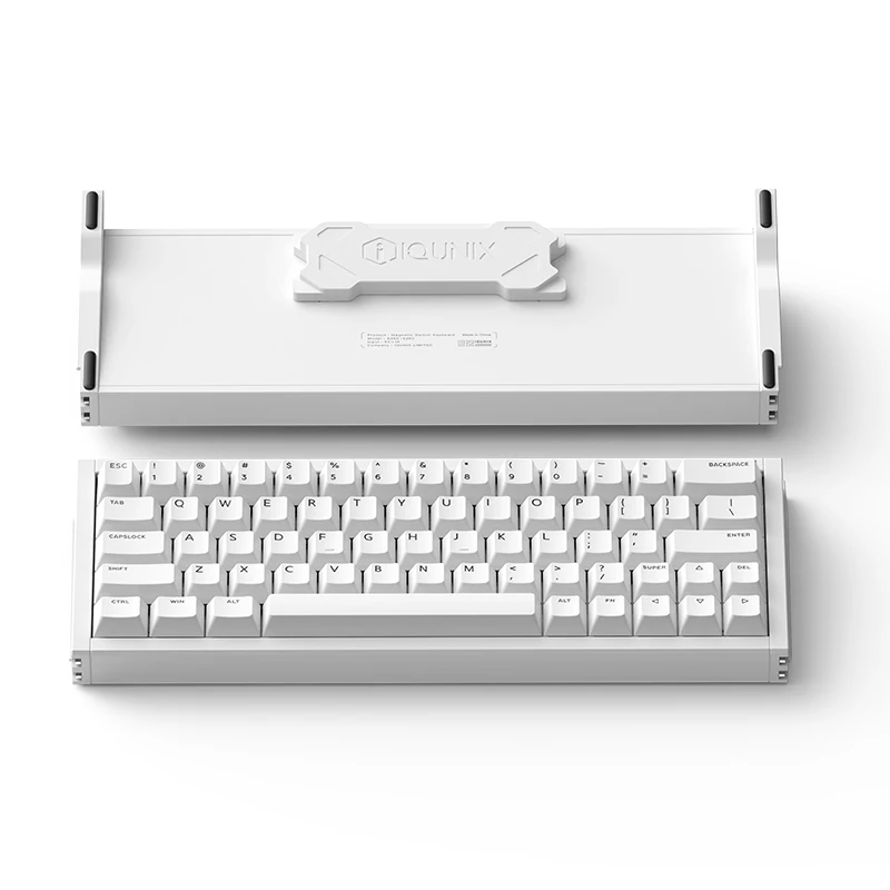 IQUNIX EZ63 White Gaming Keyboard – [Magnetic Jade Gaming Switch