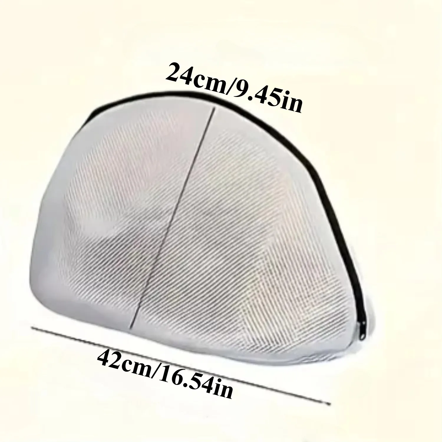 1PC Mesh Laundry Bag Zips Shoe Washing Bag 2
