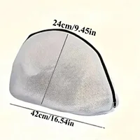 1PC Mesh Laundry Bag Zips Shoe Washing Bag 2