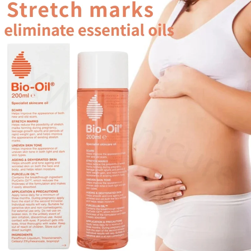 Bio-Oil Body Skin Care Essential Oil Fades Stretch Marks Fades Facial Fine Tattoos Body Skin Oil Improves Uneven Skin Tone 200ML