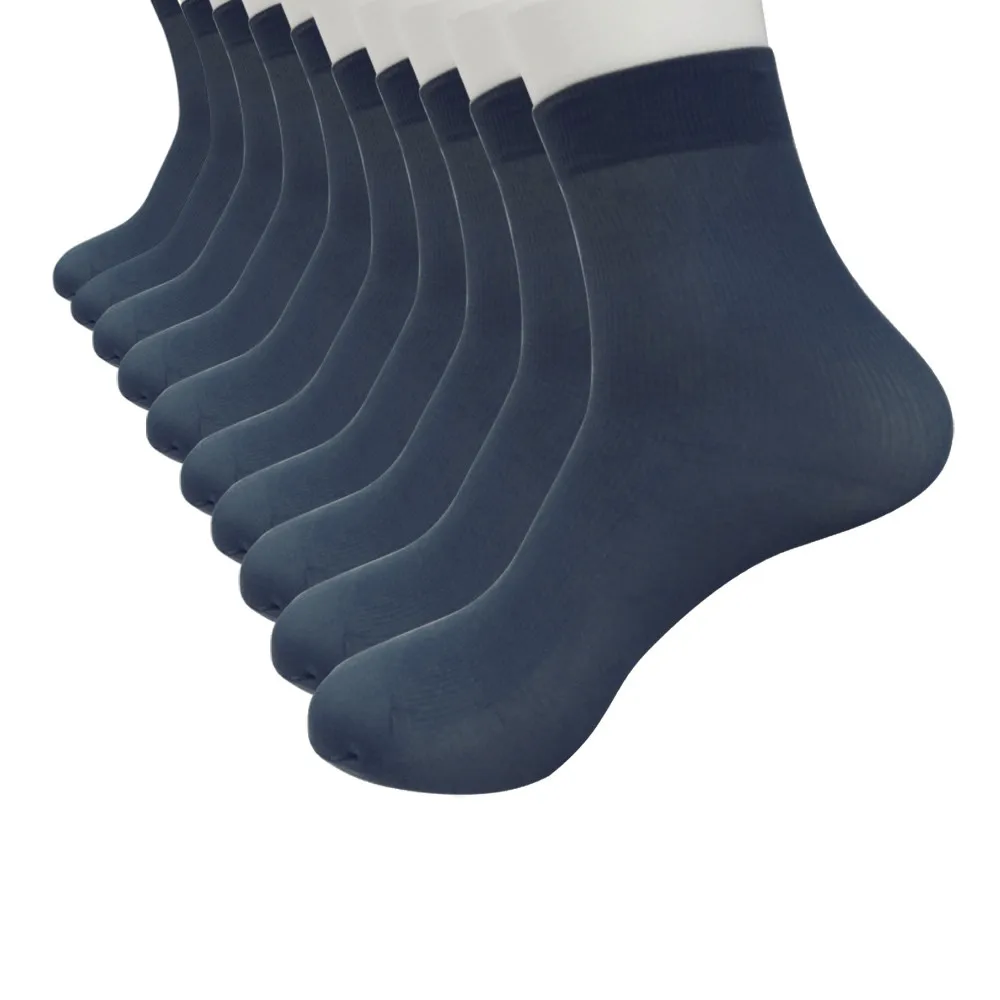 10Pairs Unisex Breathable Thin Short Bamboo Fibre Socks