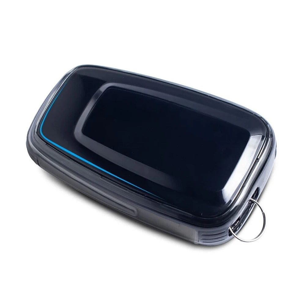 Black Transparent Car Key Fob Protective Case Cover