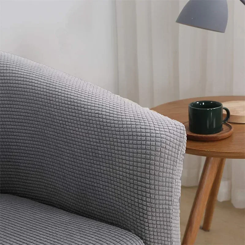 Stretch Single Seat Sofa Covers for Living Room Elastic Club Tub Chair Cover Armchair Couch Cover Furniture Protector Slipcovers