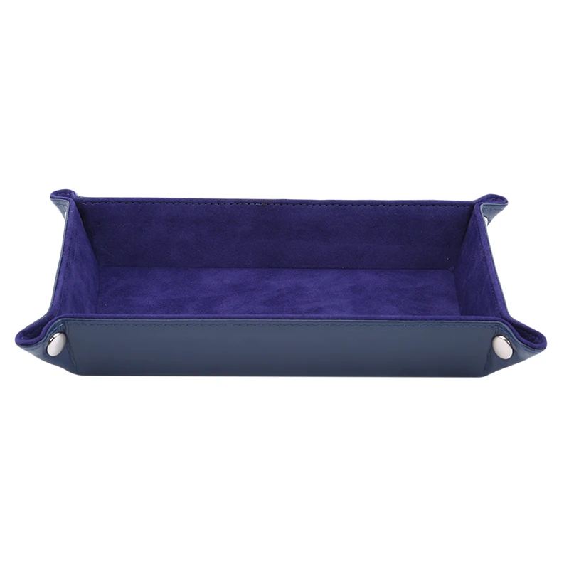 Multi-Purpose PU Leather Folding Tray for Jewelry and Accessories