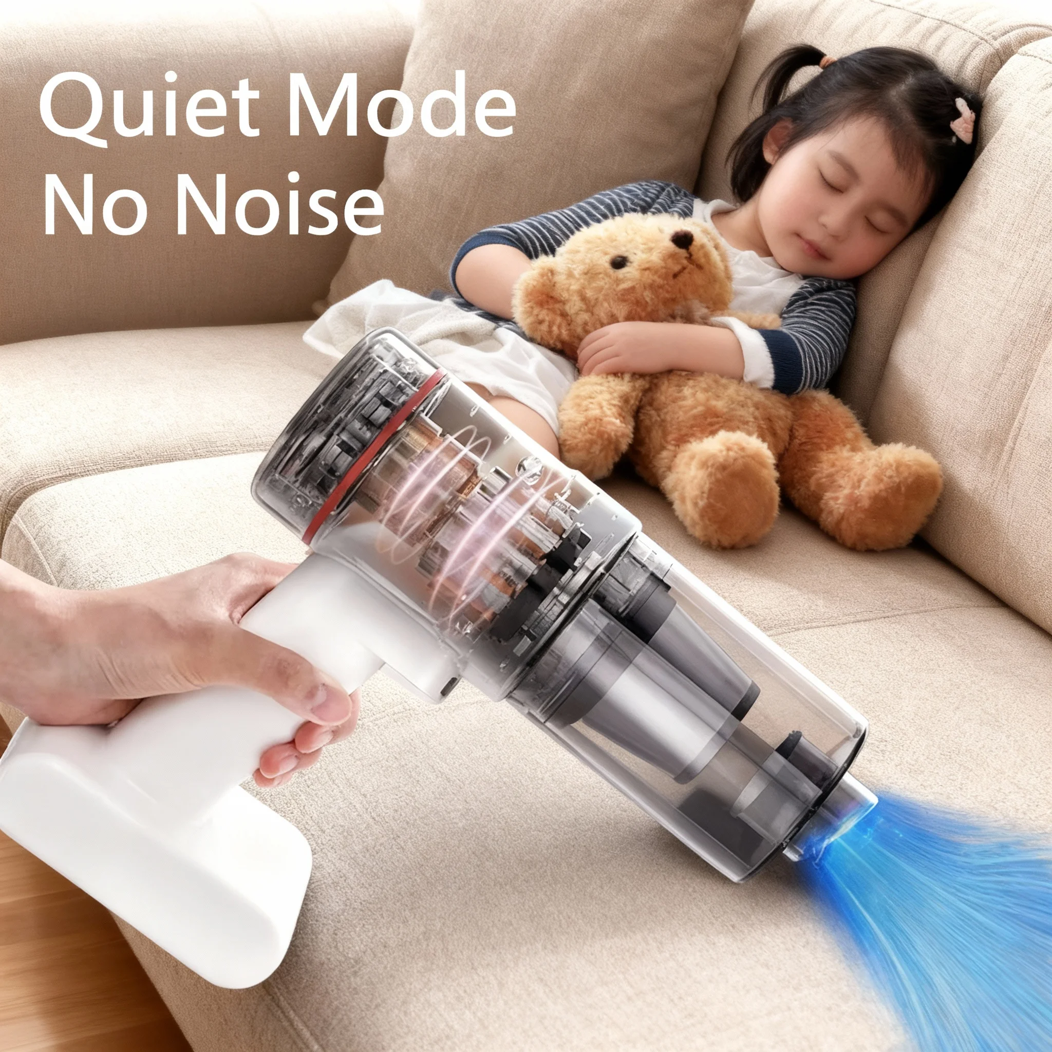 95000Pa Wireless Handheld Vacuum Cleaner Car Use Large Suction and Cordless Portable Cleaning Robot Home Vacuum Cleaner 2