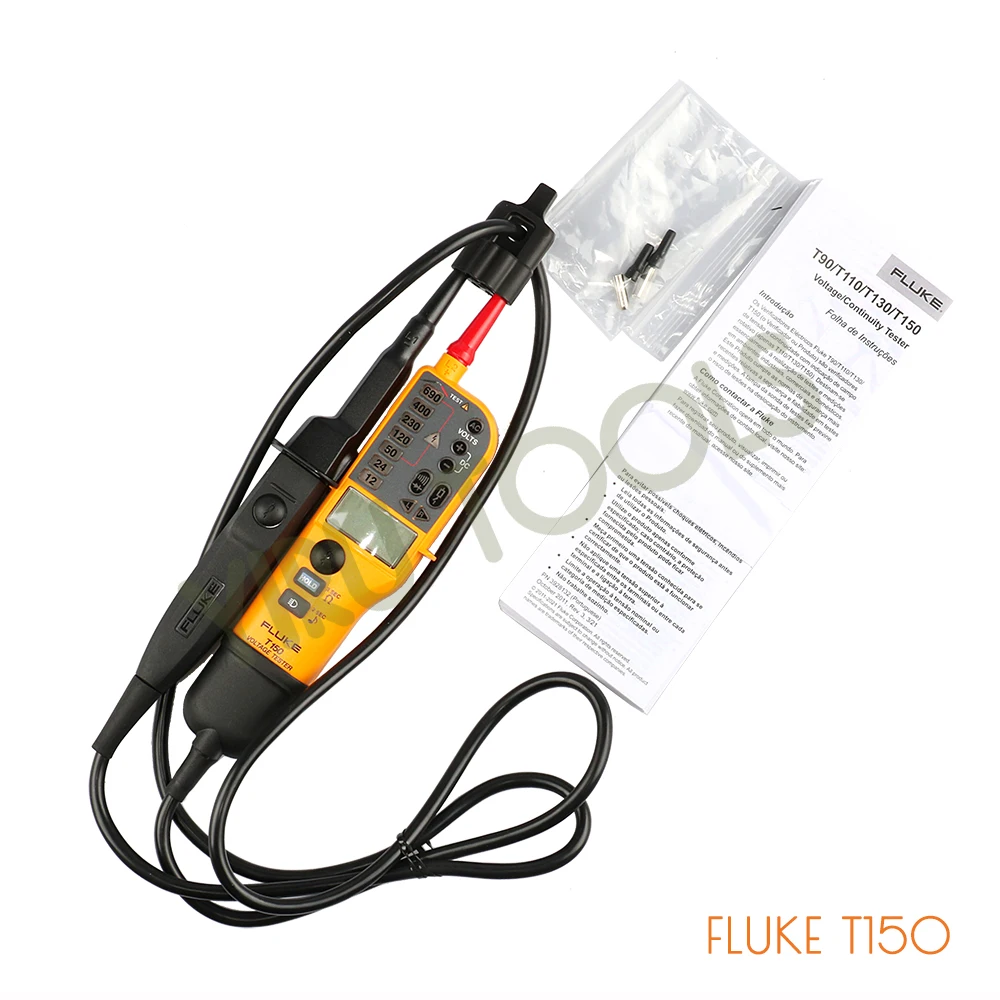 Fluke T150 Two-pole Voltage And Continuity Electrical Tester Ac/dc 6v -  690v With Resistance Measurement - Multimeters - AliExpress