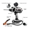 4600W Electric Welding Machine Handheld 220V 20-120A ARC Welder Kit Hand Held IGBT Inverter with Welding Tool Set and Toolbox 3