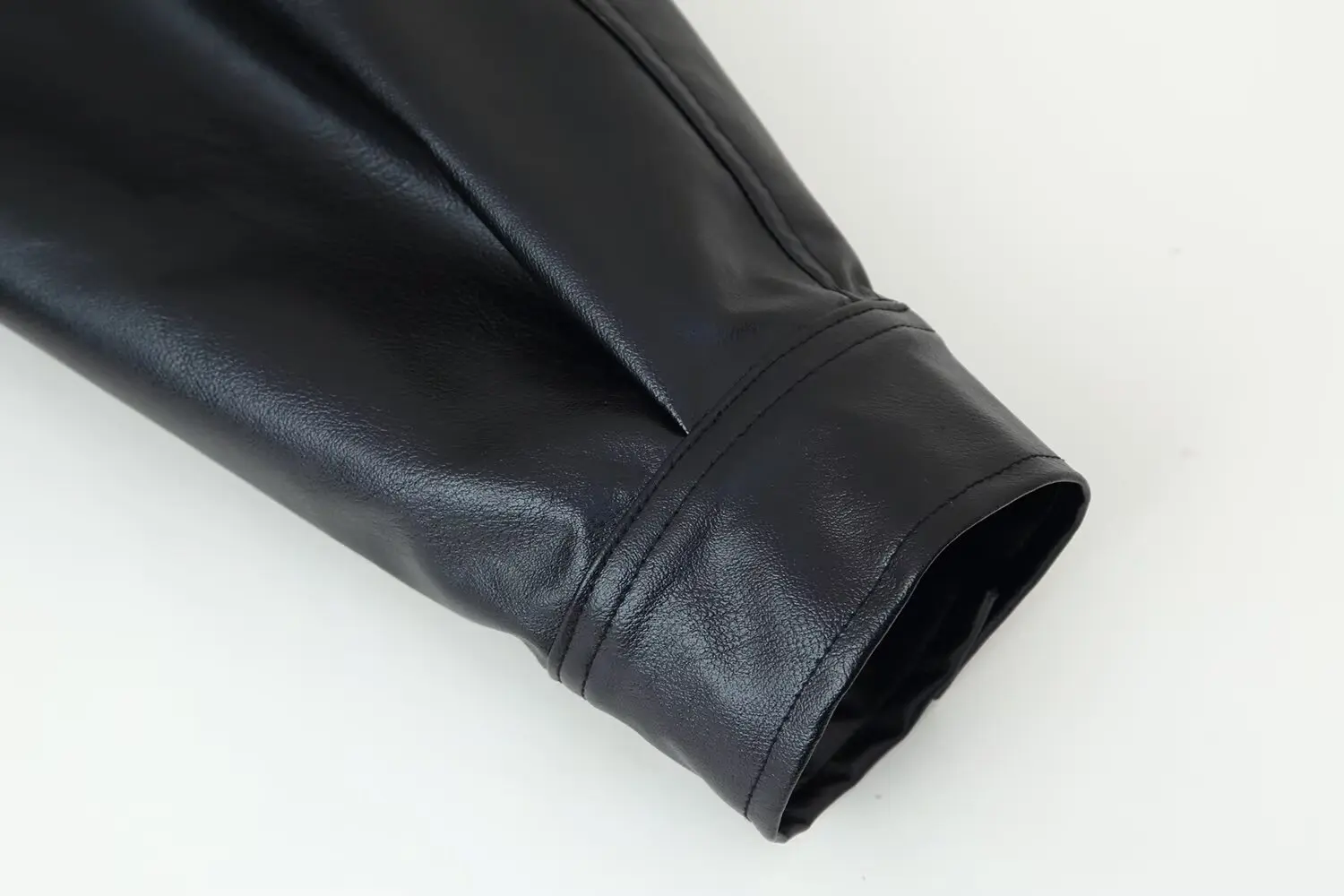 Fall Winter Fashion Faux Leather Jacket For Women Zipper Turndown Collar Vintage Coats Streetwear Ladies Leathers Outerwear Tops