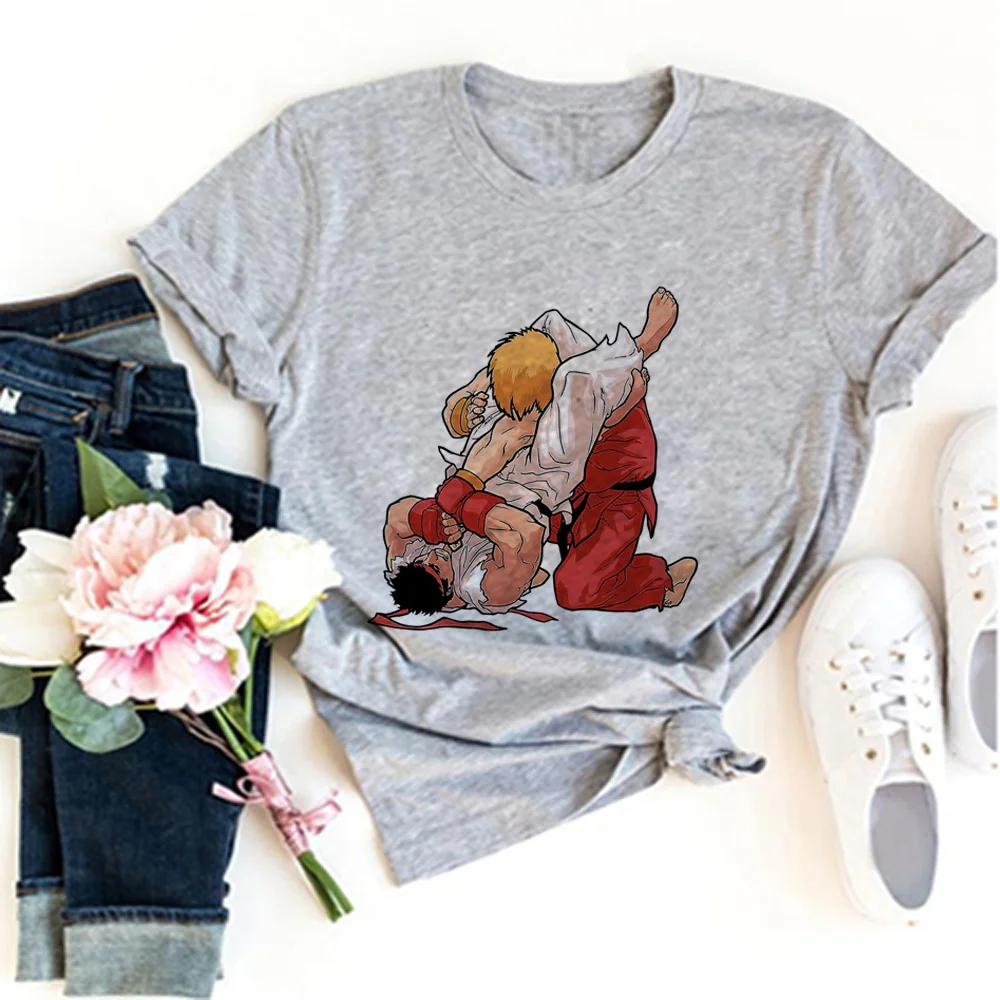 

jiu jitsu top women harajuku top girl manga clothing