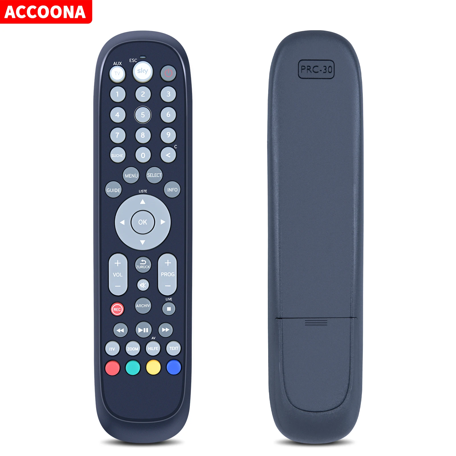 Telecomando Prc-30 Prc-30/B Per Pace Hd1 Hd2 Sky Humax Hd-3000 3000S Hd3