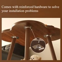 Side Table, Leisure Balcony, Small Table, Modern and Simple Living Room, Small Coffee Table, Bedside Storage 3