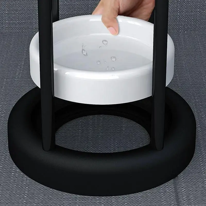 Indoor Umbrella Stand Umbrella Rack Stand With A Drain Tray Space Saving Basket Stable Organizer For Outdoor