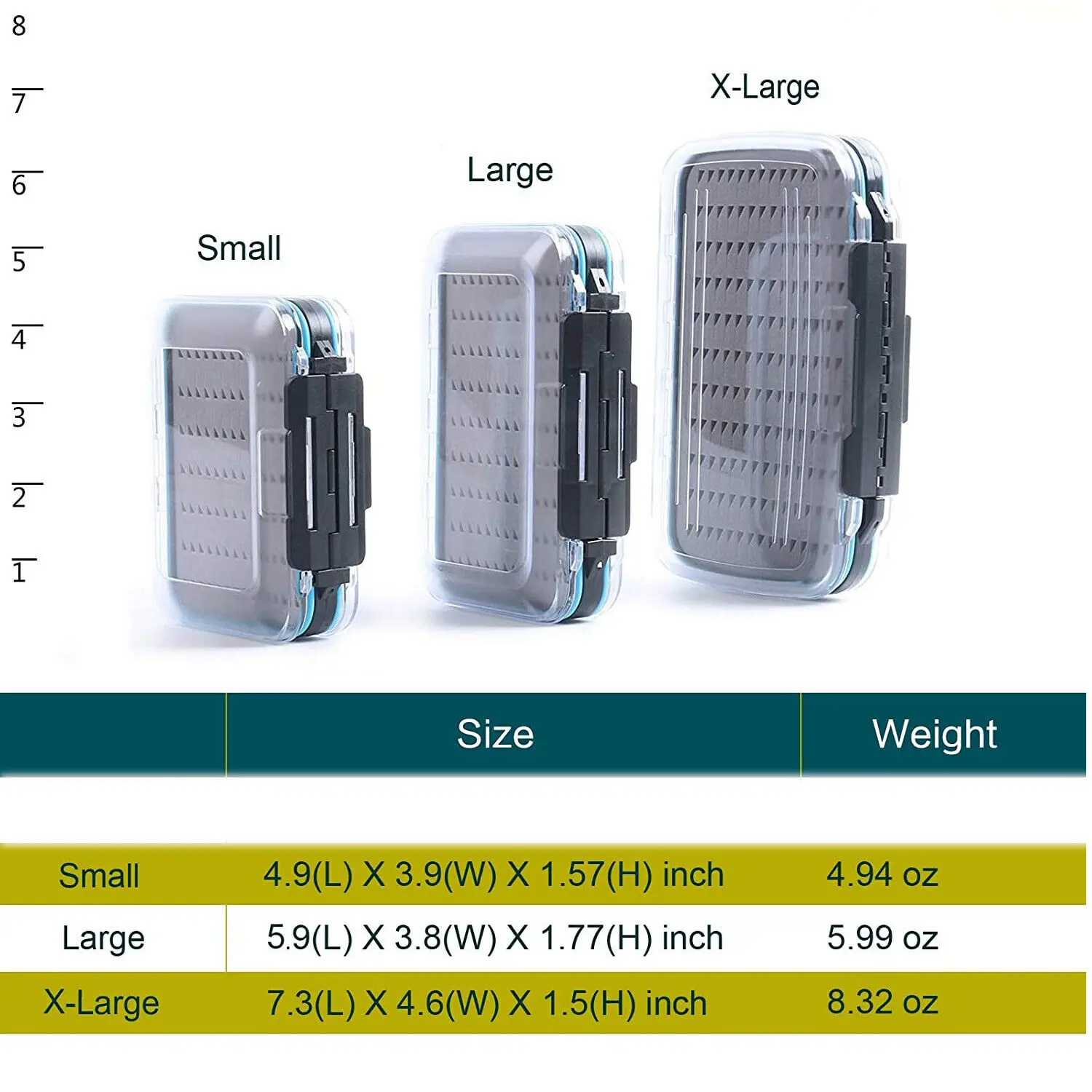 Two-Sided Waterproof Fly Box With Foam & Silicone - Easy Grip For Fly Fishing Tackle 11 thumbnail image