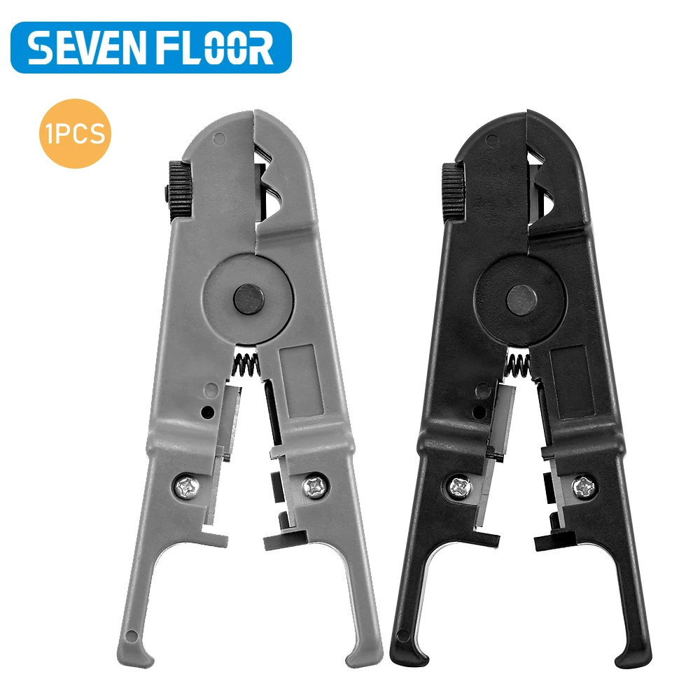 Wire Stripper 1pcs Wire Stripper Ethernet Cable Cutter Round Cable Cutting Tool for CAT7 CAT6 CAT5E CAT5 Round Wire