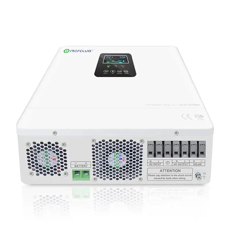 110V 220V Tensione Di Uscita Regolabile Inverter Solare 24V 48V Dc/Dc Dc/Ac 3000W 5000W Mppt Inverter Solare Ibrido