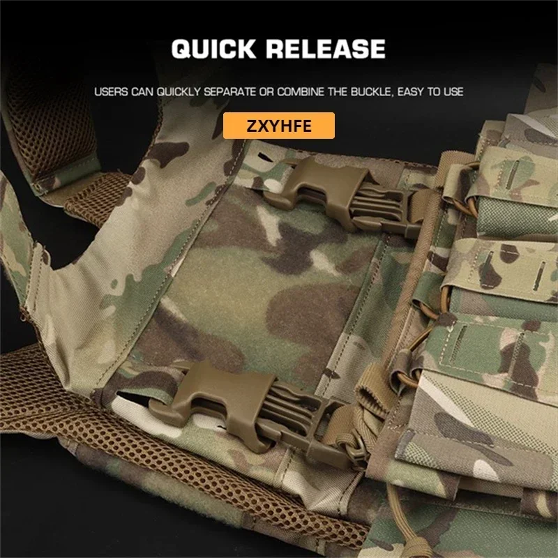 ZXYHFE Tactical Quick Attach Buckle QASM Camping Hiking Equipment Hunting Vest Backpack Accessories Outdoor Sports 1pieces