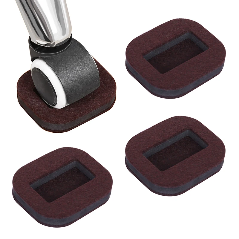 Felt Pads Furniture Caster Cups Floor Protectors Office Chair Bed Wheels Stopper Furniture
