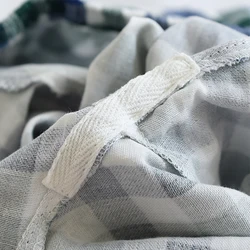 2022 New Long Pants Pajamas Man Pajama Pants Plaid Sleepwear Soft Straight Pants Tether Trosers Breathable Male