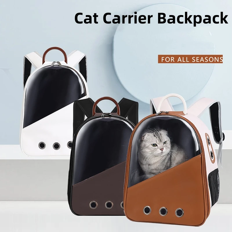Title 1, Cat Carrier Backpacks Large Capacity Window Tra...