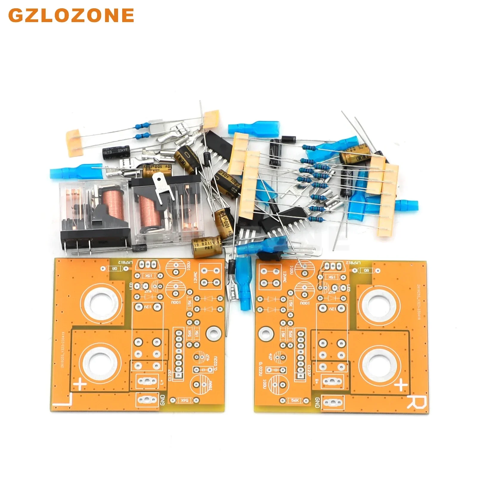 One Pair Split Type UPC1237 Speaker Protection DIY KIT/Finished Board For Audio Amplifier