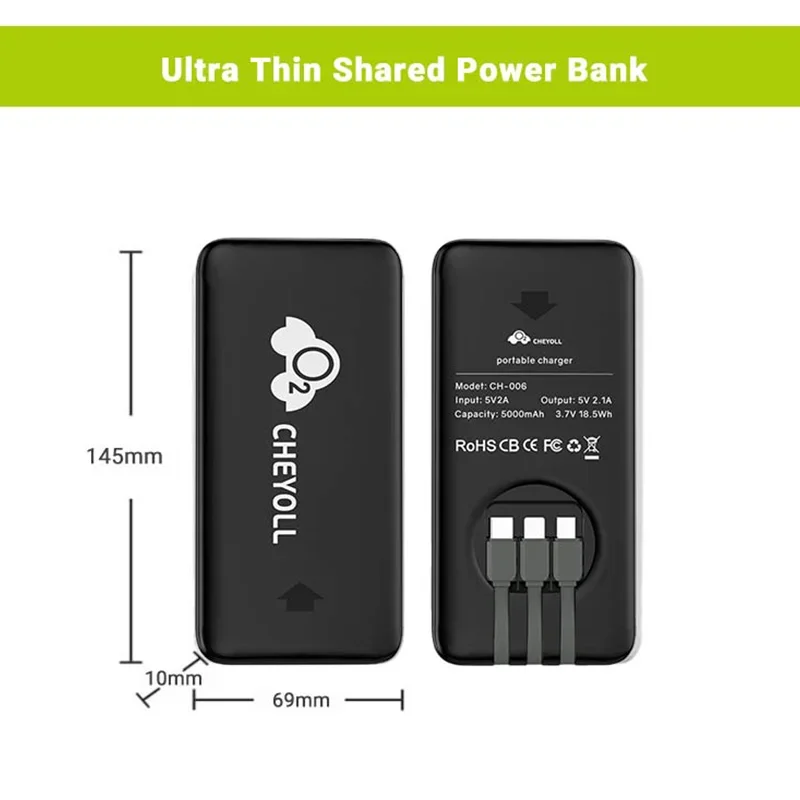 cheyoll nfc smart restaurant display shared powerbank sharing power bank rental station with app pos system