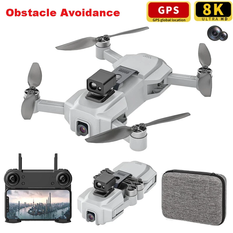 ICAT1 Pro Drone 360องศาหลีกเลี่ยงอุปสรรคพับ Drone 8K HD การถ่ายภาพลื่น