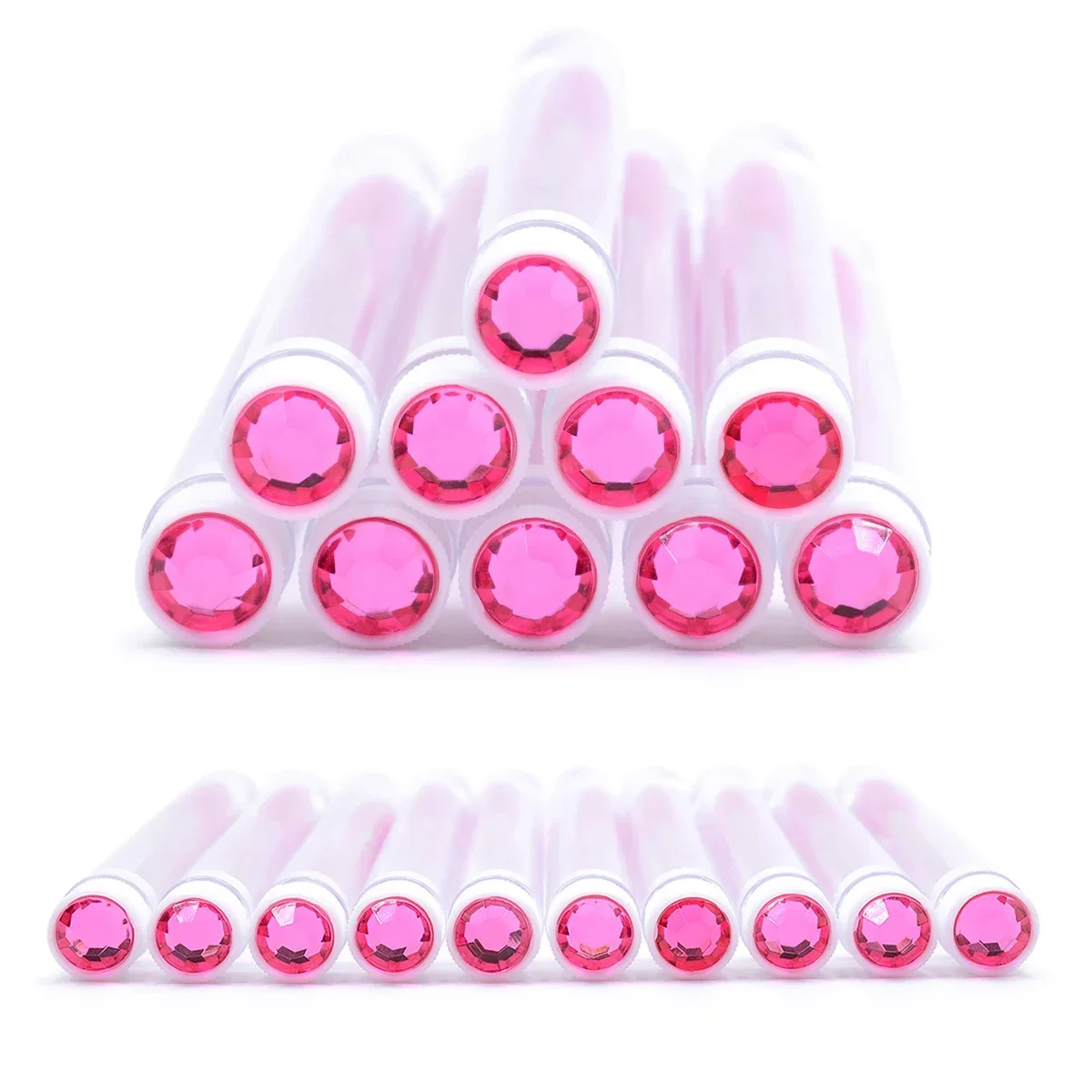 Reusable Eyelash Brush Tubes with Mascara Wands