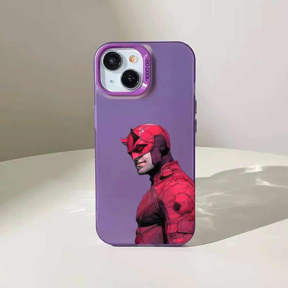 Vibrant Silver D-Daredevil Phone Case