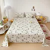 Bed Sheet Simple Style Flat Sheets Breathable Bed Linen Soft Sheets Home Flat Bedsheet постельное белье (Pillowcase Need Order) 1