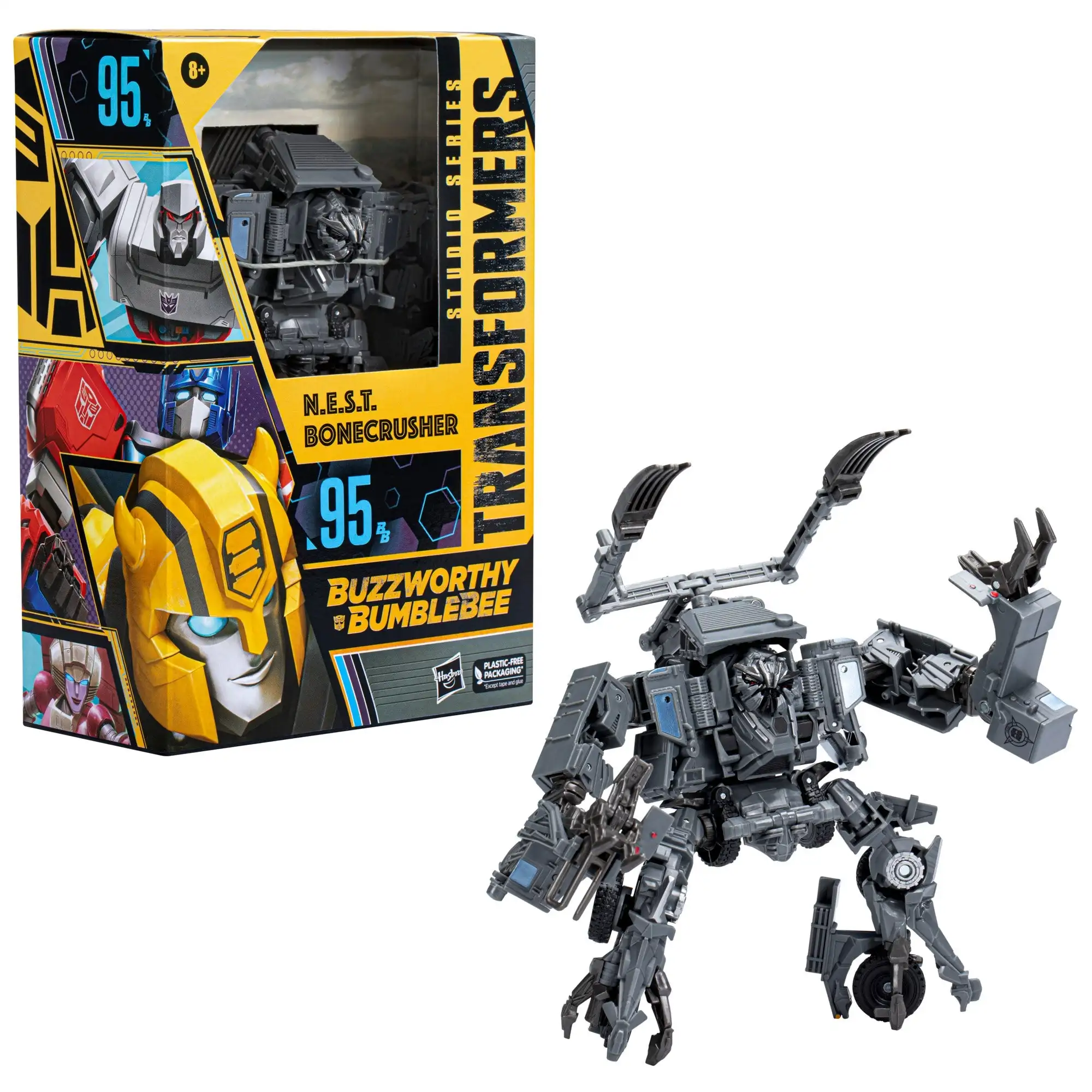 

【Pre-Order】2202/12/30 Hasbro Transformers Buzzworthy Bumblebee Studio Series 95BB N.E.S.T. Bonecrusher Toys Gift F7116