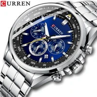 CURREN ساعات معصم فاخرة للرجال 1