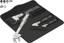  4 Set 1,Self-Setting Spanner Set,Bathroom Live Wrench Opening Universal Ratchet Adjustable Wrench Both Metric Imperial 30° Swive 