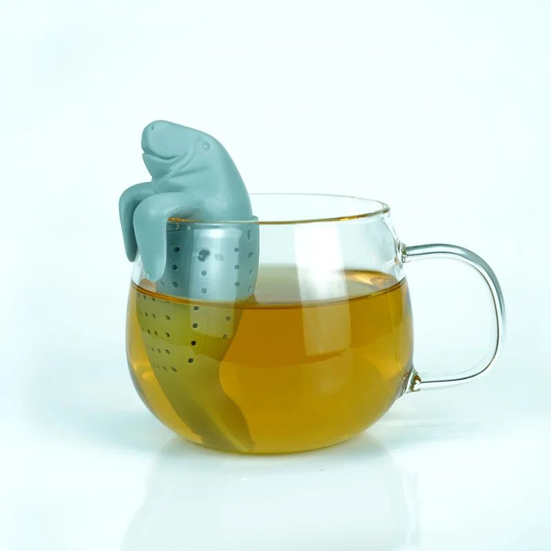 1pc Funny Rabbit Silicone Tea Brewer Mini Animal Tea Strainer Cute