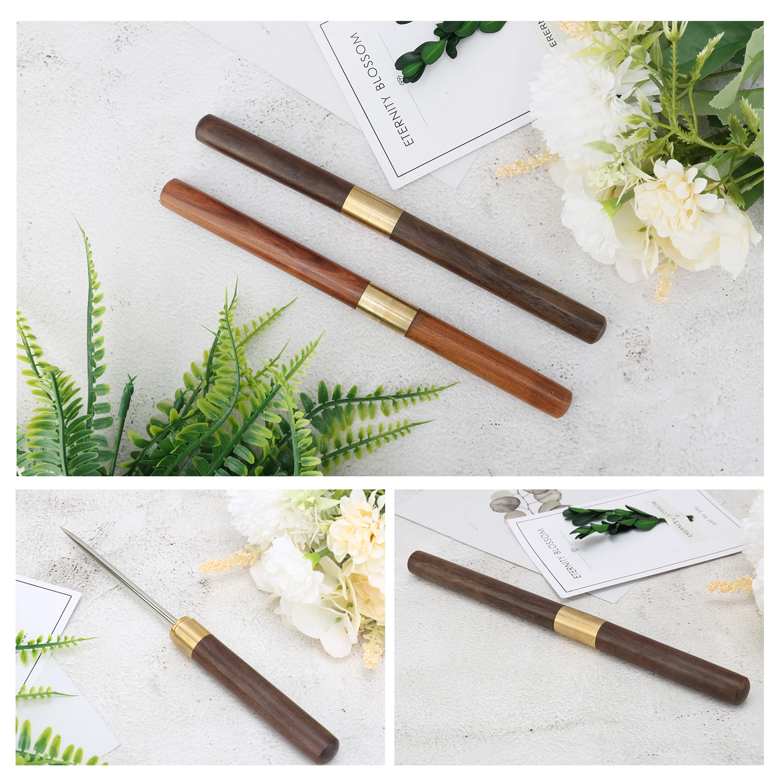 Stainless Steel Ice Pick With Wooden Handle Manual Ice Carving Tool Home Crushers Cone Bar Bartender Tool Kitchen