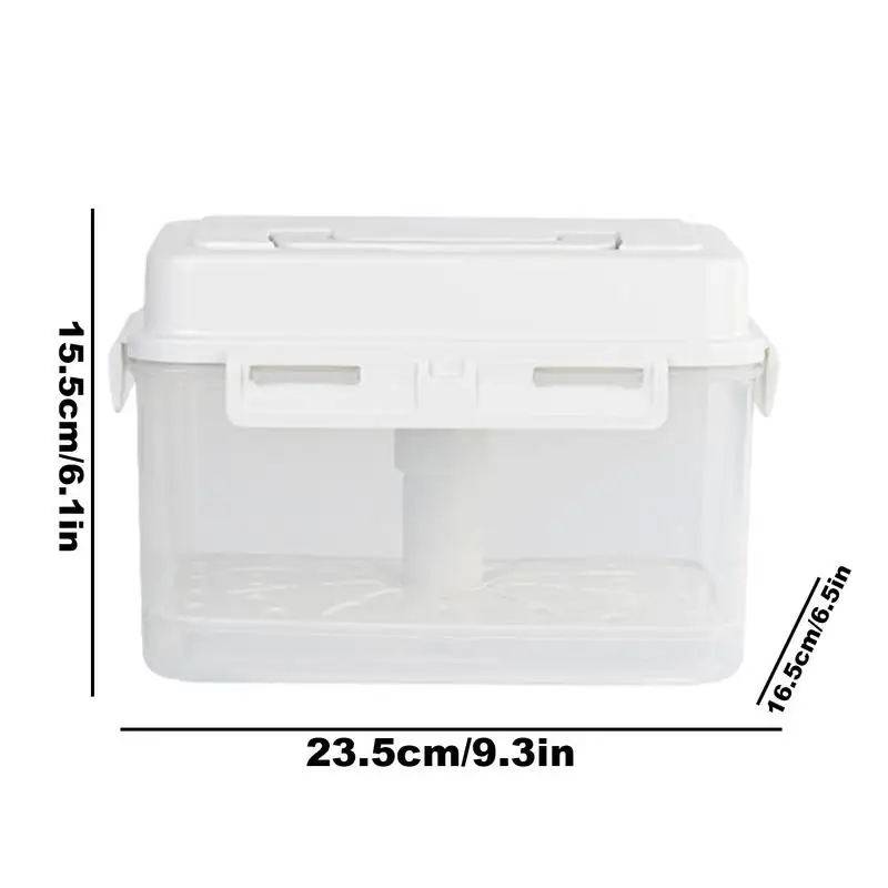 

Pickle Container Kitchen Storage Box with Pressure Plate Portable Leakproof Fermentation Suitable for Work Travel Home Office