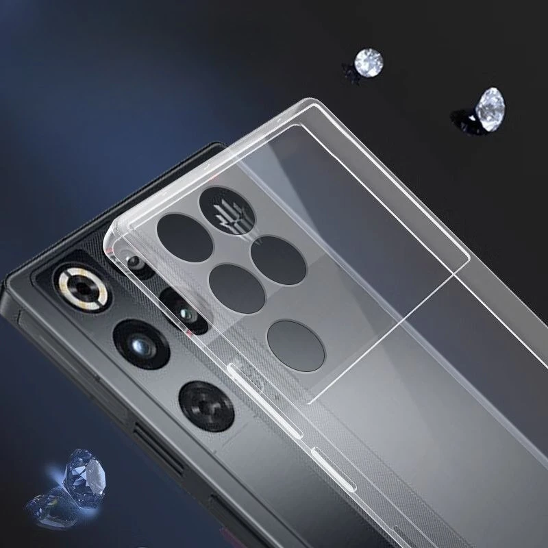 Ultra Thin Clear Silicone Phone Case - Soft TPU Back Cover Shell for ZTE Nubia Redmagic 11 Pro+