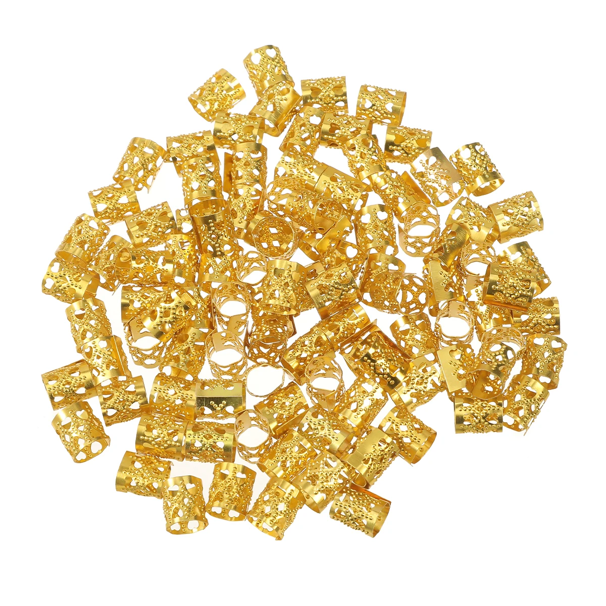 100PCS/set Alloy Hair Buckle Silver Hairpin For Women Mini Cute Hair Clip Fashion Festival Headwear Hair Accessories Gift