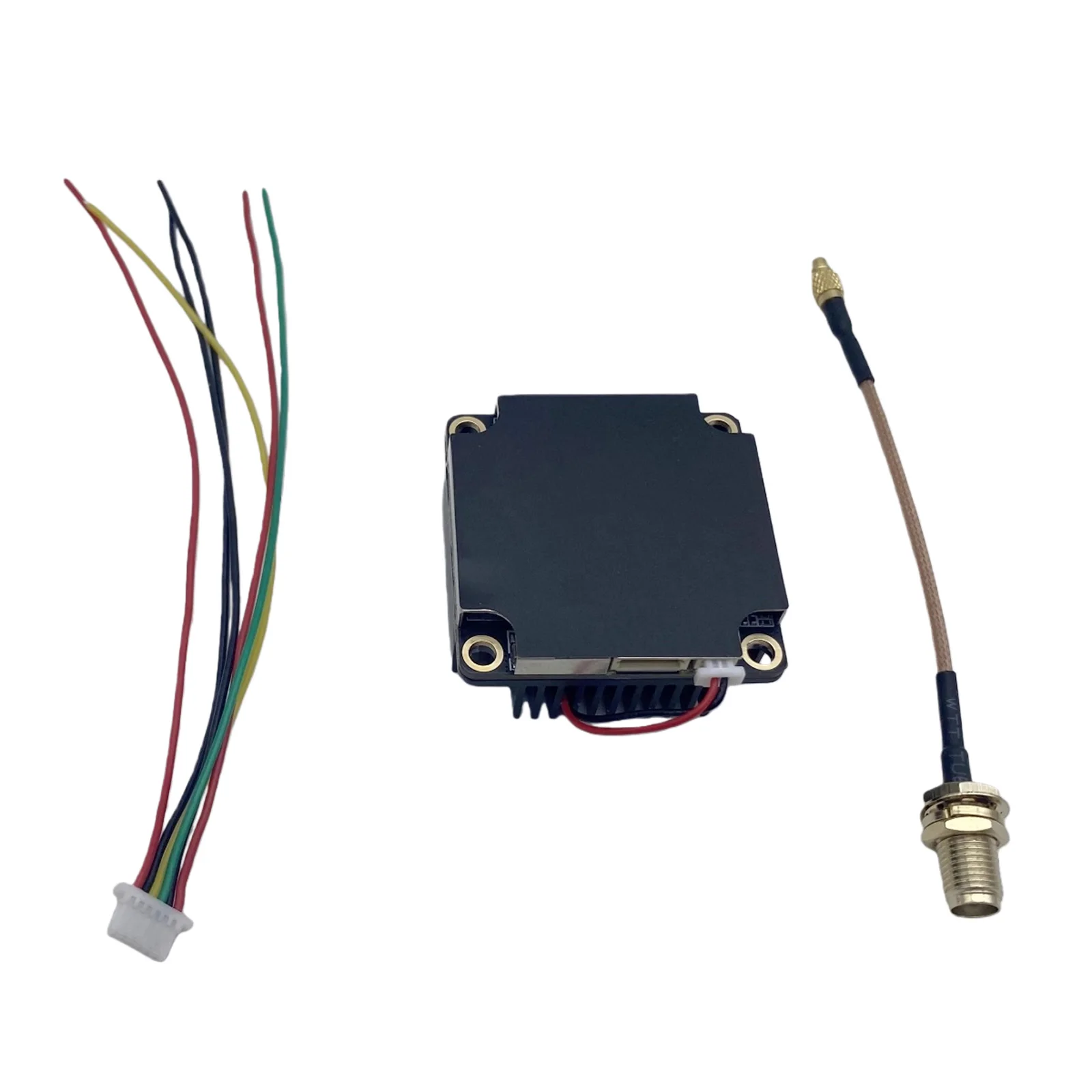 5.8G 5W 비디오 VTX 5000mW 무선 비디오 송신기 14.6-28V 드론 레이싱 액세서리용 표준 설치 인터페이스
