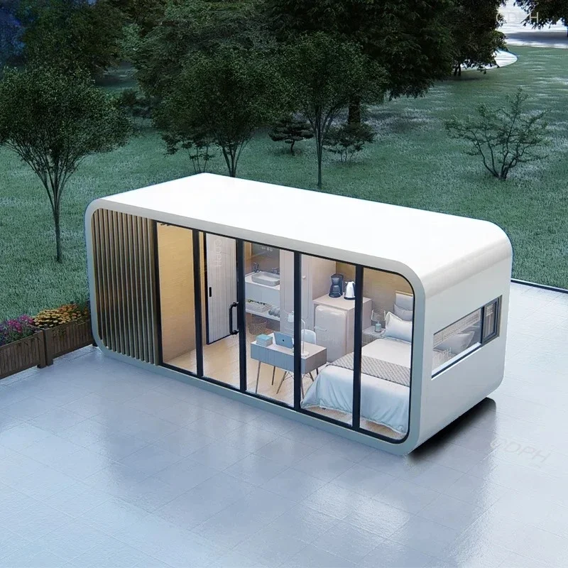 Vendita Calda 20Ft 40Ft Casa Prefabbricata Di Lusso Modulare Prefabbricata Minuscole Case Container Apple Cabin Hotel Casas Case Prefabbricate