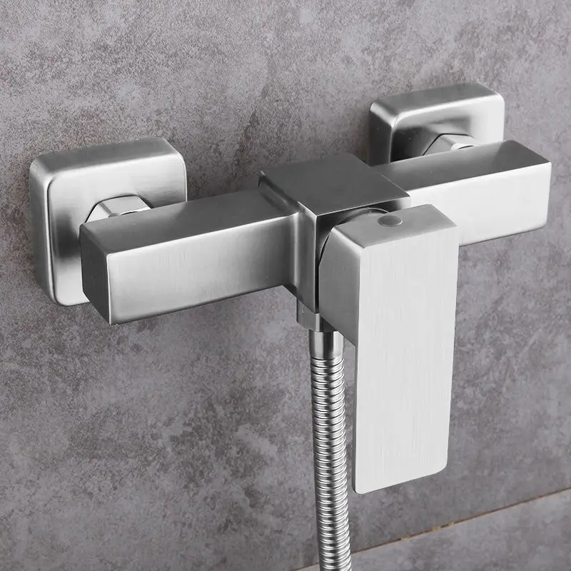 

Bathroom Faucets Modern Shower System Set Rainfall Hot and Cold Water Mixer Kitchen Bathtub Accessories Tap Bath Wall Mounted