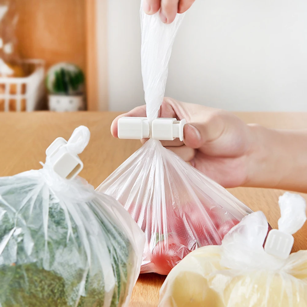 Portable New Kitchen Storage Food Snack Seal Sealing Bag Clips Snack