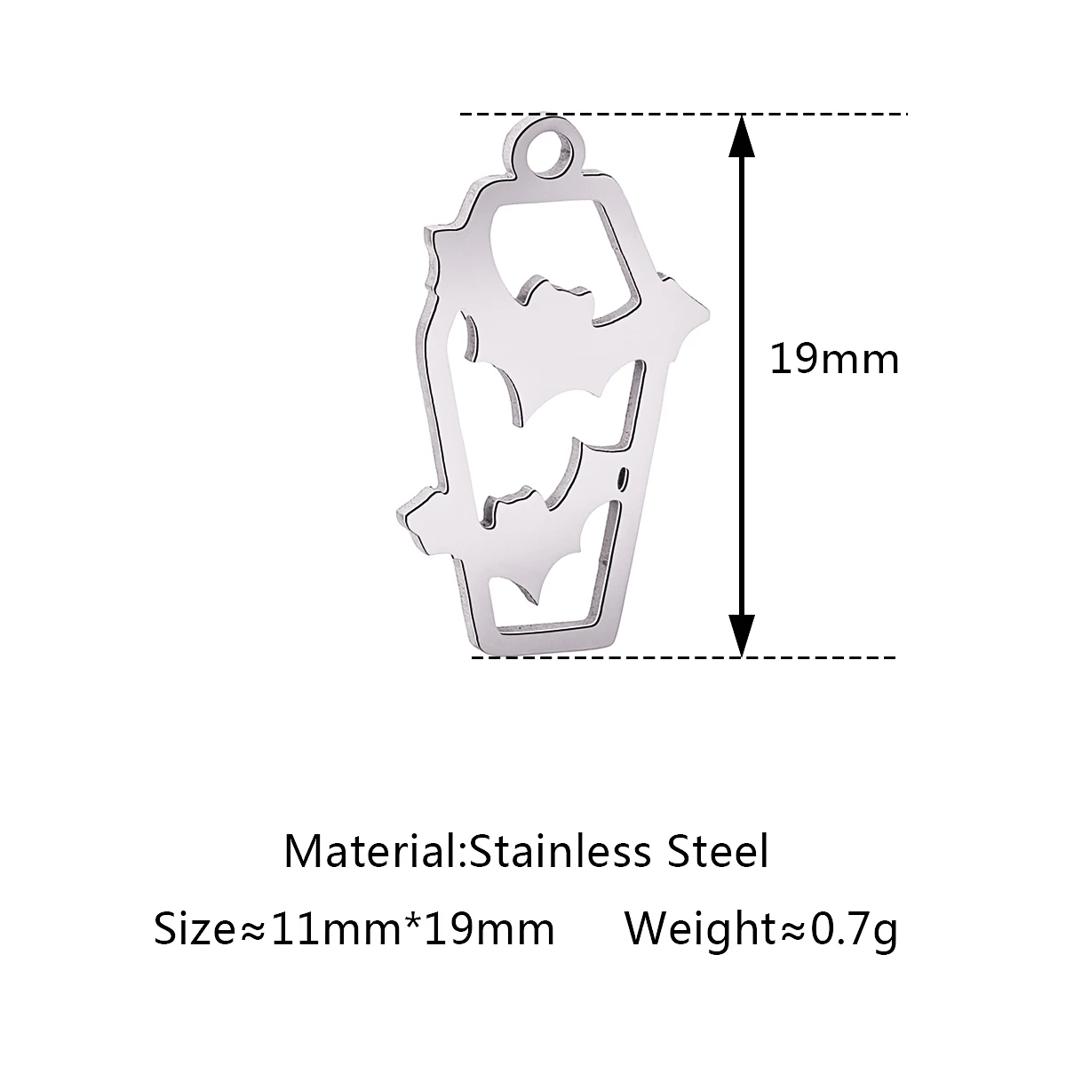 100-teiliges Halloween Charm Set - 5 Farben Mit Totenköpfen & Fledermäusen