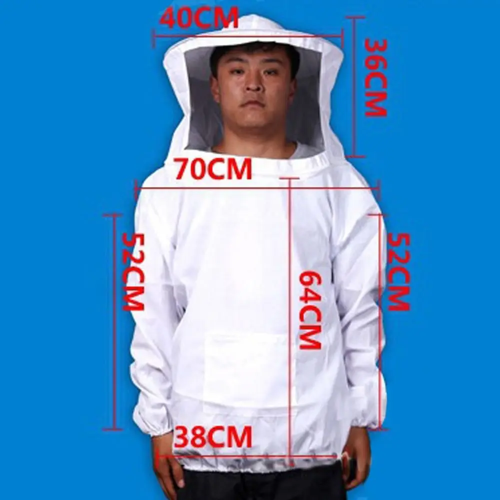 꿀벌 보호복, 안티 꿀벌 재킷, 양봉 베일 후드 재킷, 모자 세트