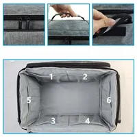 Trousse de premiers secours de voyage, sac de transport médical à domicile, organisateur de rangement multifonctionnel, boîtes à médicaments en couches, armoire à pharmacie 5