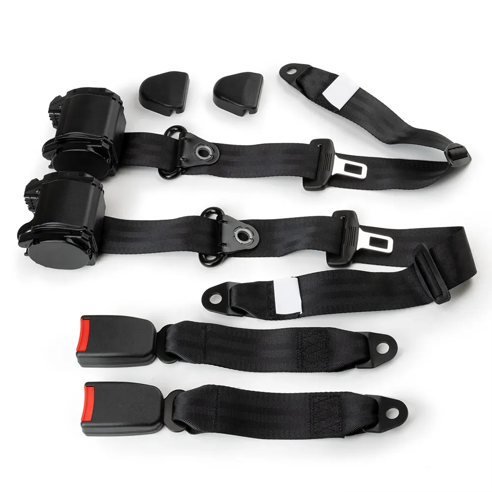 Cinturones de seguridad universales retráctiles para coche, accesorio de alta calidad, de para Jeep CJ, YJ, años 1982 a 1995, 2 piezas - AliExpress